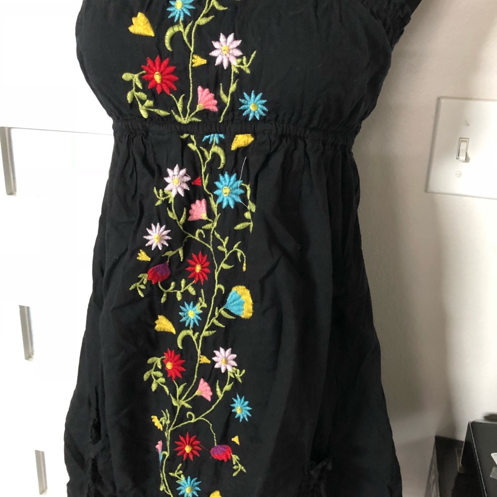 Little black strapless maxi dress